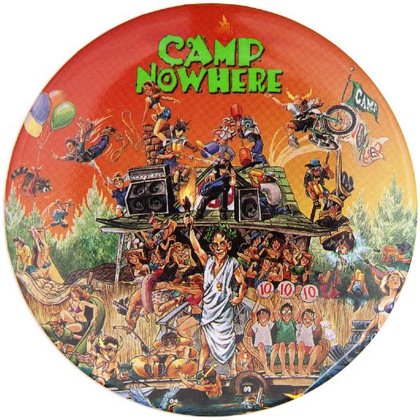 “CAMP NOWHERE” 1994 MOVIE BUTTON.