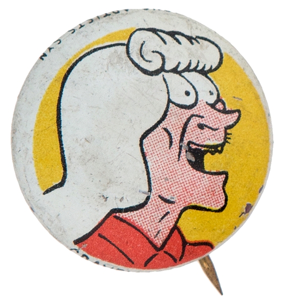 GRAVEL GERTIE FROM KELLOGG’S PEP 1940s SET OF 86 BUTTONS.
