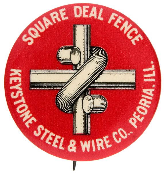 SQUARE DEAL FENCE GRAPHIC FARM PRODUCT BUTTON.
