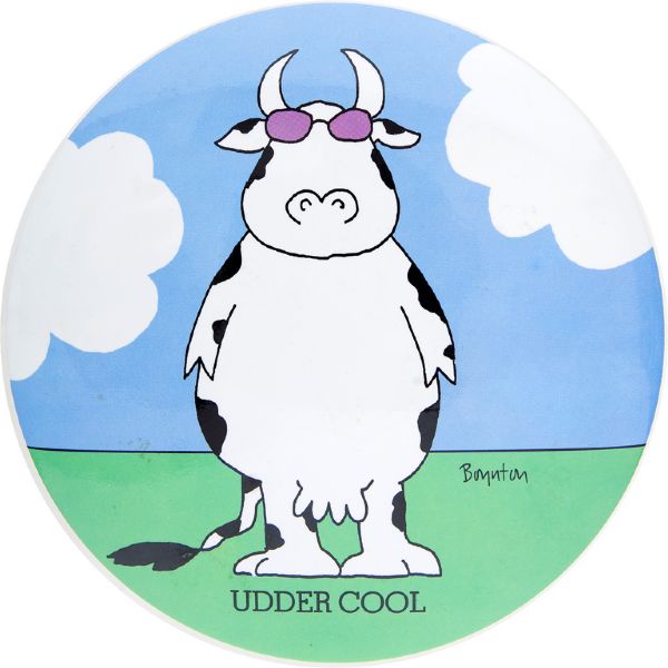 “UTTER COOL” BIG 6” CARTOON BUTTON BY BOYNTON. 