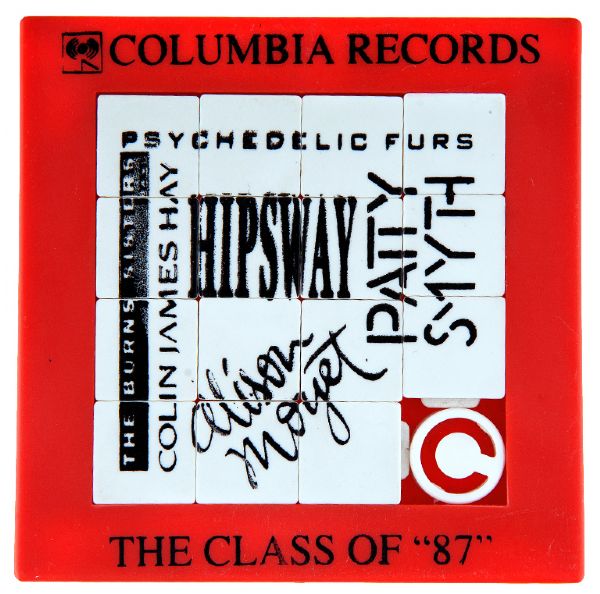 ROCK AND ROLL 1987 DEXTERITY PUZZLE FROM COLUMBIA RECORDS.