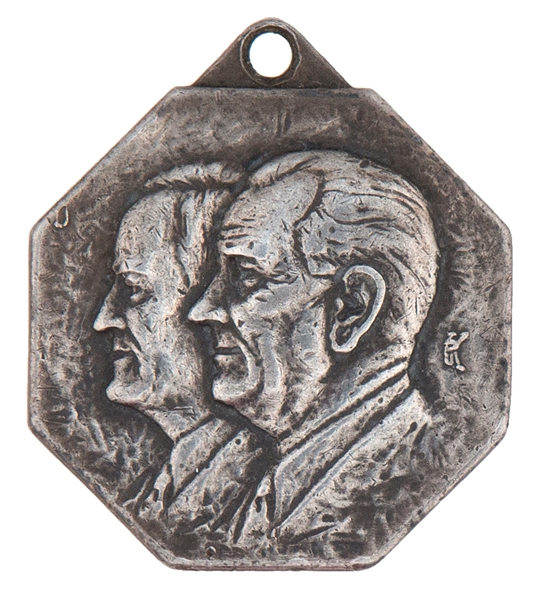 “LYNDON B. JOHNSON – HUBERT H. HUMPHREY INAUGURAL BALL / JANUARY 20, 1965” JUGATE STERLING SILVER MEDAL.