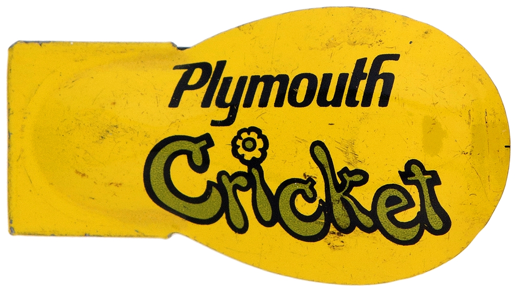 “PLYMOUTH CRICKET” 1970s CAR ADVERTISING  CLICKER.