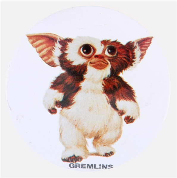 GREMLINS LITHO MOVIE BUTTON.