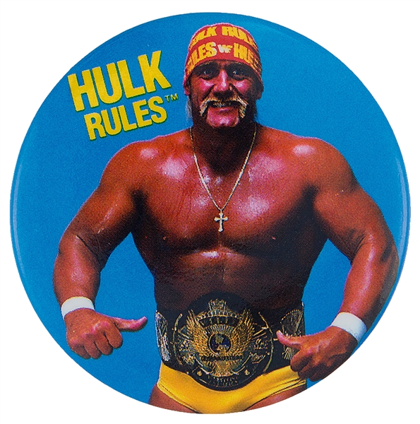 HULK HOGAN 1989 BUTTON.