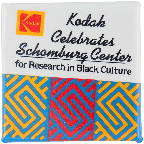 KODAK AND BLACK CULTURE BUTTON CIRCA 1980s.          