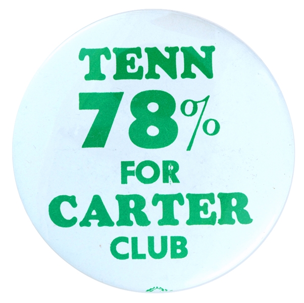 TENNESSEE CARTER CLUB 1976 BUTTON.
